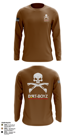 Long Sleeve Performance Shirt, DirtBoyz, Air Force, Teamtime, Team time, sublimation, custom sports apparel, team uniforms, spirit wear, spiritwear, sports uniforms, custom shirts, team store, custom team store, fundraiser sports, apparel fundraiser