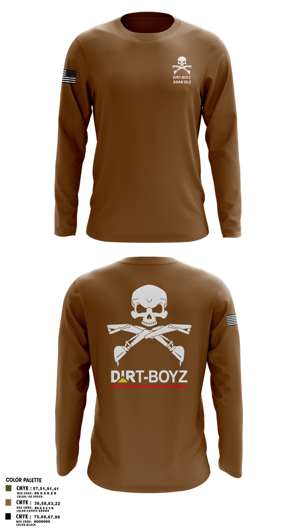 Long Sleeve Performance Shirt, DirtBoyz, Air Force, Teamtime, Team time, sublimation, custom sports apparel, team uniforms, spirit wear, spiritwear, sports uniforms, custom shirts, team store, custom team store, fundraiser sports, apparel fundraiser