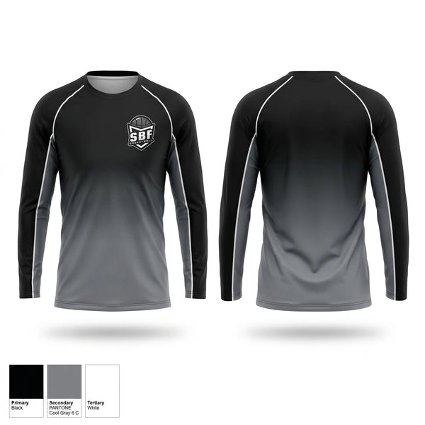 Long Sleeve Performance Shirt, SBF, Men's Basketball, Teamtime, Team time, sublimation, custom sports apparel, team uniforms, spirit wear, spiritwear, sports uniforms, custom shirts, team store, custom team store, fundraiser sports, apparel fundraiser
