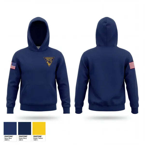 Hoodie, Haddonfield Police, Police, Teamtime, Team time, sublimation, custom sports apparel, team uniforms, spirit wear, spiritwear, sports uniforms, custom shirts, team store, custom team store, fundraiser sports, apparel fundraiser