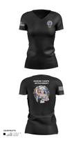 Fort Leonard Wood Basic Military Police Schoolhouse Instructors & Faculty 37360083 Women's Short Sleeve V-neck Shirt - 21