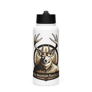 True Metrics Digital 55452151 Stainless Steel Water Bottle with a Straw Lid