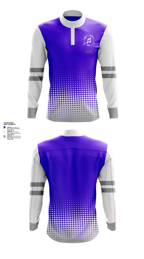 Quarter Zip Jacket, Lynhurst Bands, Spirit Store, Teamtime, Team time, sublimation, custom sports apparel, team uniforms, spirit wear, spiritwear, sports uniforms, custom shirts, team store, custom team store, fundraiser sports, apparel fundraiser
