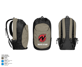 Gear Bag, North Starz, Men's Basketball, Teamtime, Team time, sublimation, custom sports apparel, team uniforms, spirit wear, spiritwear, sports uniforms, custom shirts, team store, custom team store, fundraiser sports, apparel fundraiser