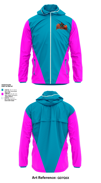 Jalapeños 22518044 Windbreaker - 1
