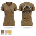 396 EN CO 37072494 Women's Short Sleeve V-neck Shirt - 1