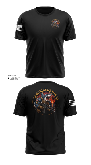 Short Sleeve Performance Shirt, MESG-1 DET GUAM TEAM 707, Navy, Teamtime, Team time, sublimation, custom sports apparel, team uniforms, spirit wear, spiritwear, sports uniforms, custom shirts, team store, custom team store, fundraiser sports, apparel fundraiser