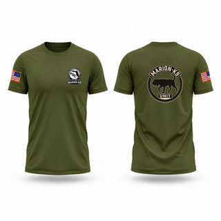 Short Sleeve Performance Shirt, Marion K9, Police, Teamtime, Team time, sublimation, custom sports apparel, team uniforms, spirit wear, spiritwear, sports uniforms, custom shirts, team store, custom team store, fundraiser sports, apparel fundraiser