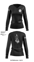 UofA NROTC 61783960 Women's Long Sleeve V-neck Shirt - 1
