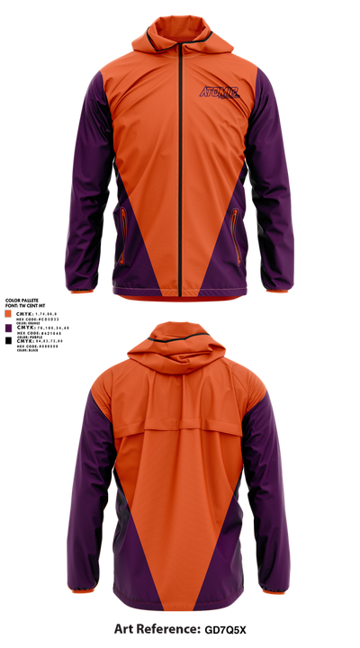 Atomic Baseball 52333641 Windbreaker - 1