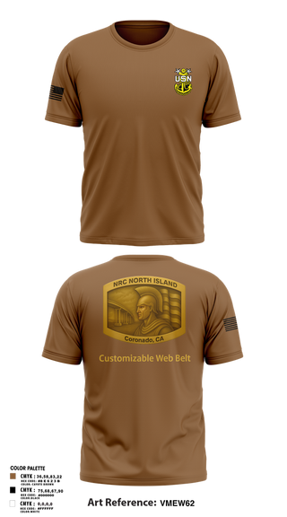 Short Sleeve Performance Shirt, NRC NORTH ISLAND, Navy, Teamtime, Team time, sublimation, custom sports apparel, team uniforms, spirit wear, spiritwear, sports uniforms, custom shirts, team store, custom team store, fundraiser sports, apparel fundraiser