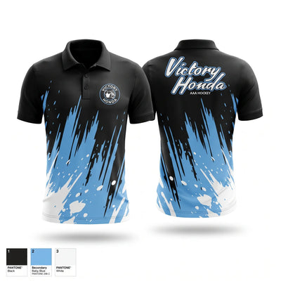 Victory Honda AAA Hockey Short Sleeve Performance Polo - 1