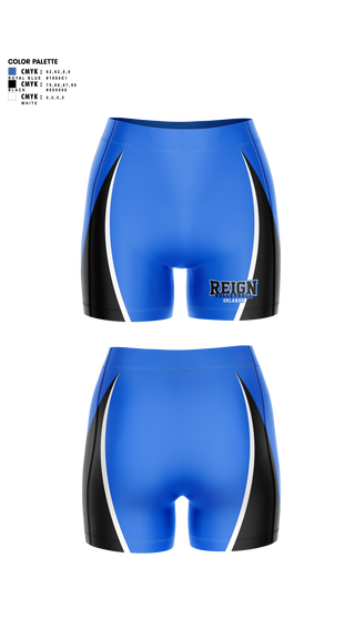 Womens Compression Shorts, Reign volleyball Orlando, Women's Volleyball, Teamtime, Team time, sublimation, custom sports apparel, team uniforms, spirit wear, spiritwear, sports uniforms, custom shirts, team store, custom team store, fundraiser sports, apparel fundraiser