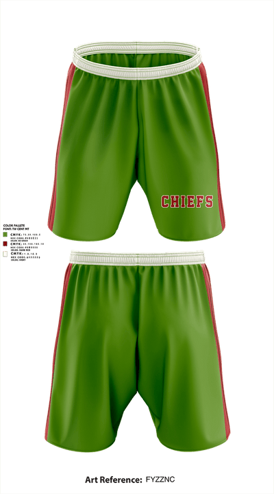 Chiefs 53105482 Athletic Shorts With Pockets - 1