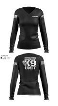 Chisago County K9 Unit 88074556 Women's Long Sleeve V-neck Shirt - 110