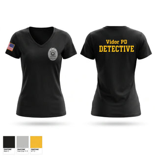 Womens Short Sleeve Vneck Shirt, Vidor Police, Police, Teamtime, Team time, sublimation, custom sports apparel, team uniforms, spirit wear, spiritwear, sports uniforms, custom shirts, team store, custom team store, fundraiser sports, apparel fundraiser