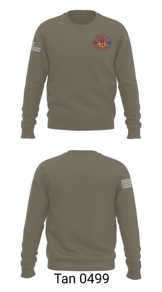 Crew Neck Sweatshirt, Red Lick VFD, Fire Department, Teamtime, Team time, sublimation, custom sports apparel, team uniforms, spirit wear, spiritwear, sports uniforms, custom shirts, team store, custom team store, fundraiser sports, apparel fundraiser
