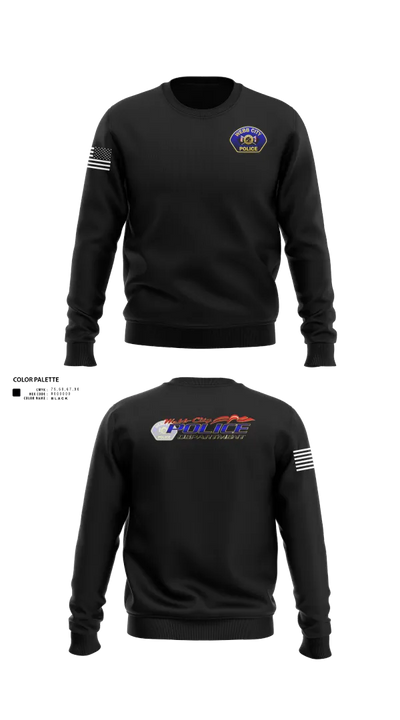 Webb City Police Department 58587049 Crew Neck Sweatshirt - 20