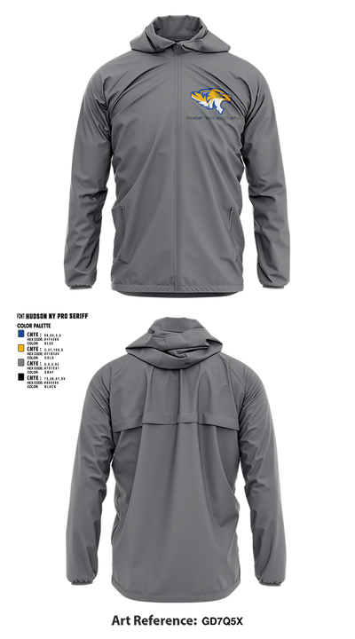 Frenship Tigers Wrestling 20717711 Windbreaker - 2