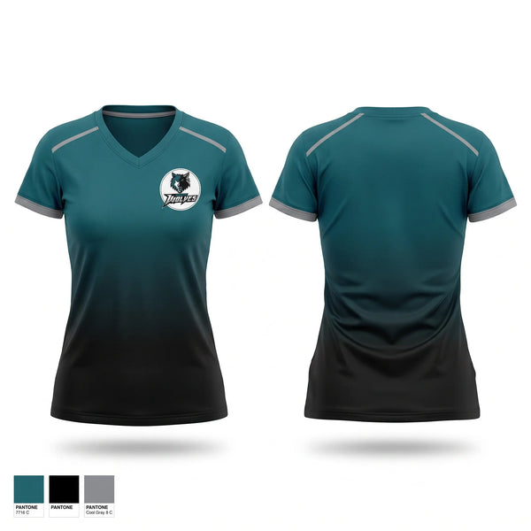 Westy Women's Short Sleeve V-neck Shirt - 1