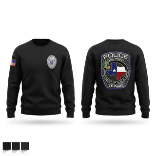 Crew Neck Sweatshirt, Oak Point Police Department, Police, Teamtime, Team time, sublimation, custom sports apparel, team uniforms, spirit wear, spiritwear, sports uniforms, custom shirts, team store, custom team store, fundraiser sports, apparel fundraiser
