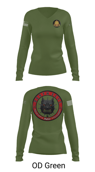 Womens Long Sleeve Vneck Shirt, 359 ICTC, , Teamtime, Team time, sublimation, custom sports apparel, team uniforms, spirit wear, spiritwear, sports uniforms, custom shirts, team store, custom team store, fundraiser sports, apparel fundraiser