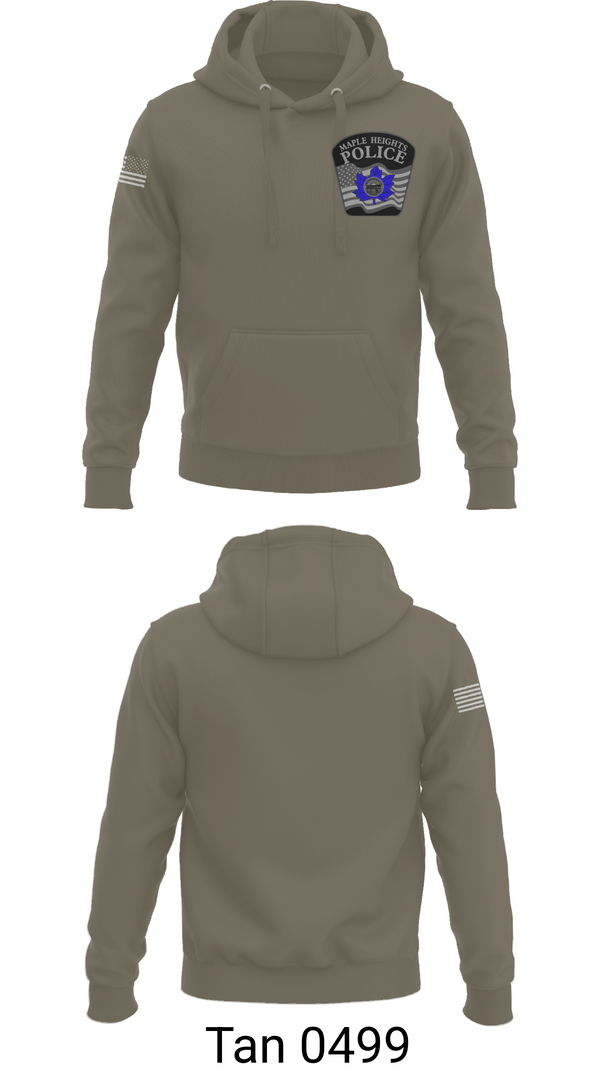 Hoodie, Maple Heights Police Department, Police, Teamtime, Team time, sublimation, custom sports apparel, team uniforms, spirit wear, spiritwear, sports uniforms, custom shirts, team store, custom team store, fundraiser sports, apparel fundraiser
