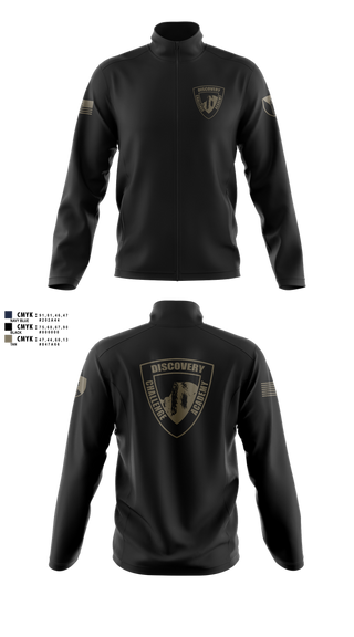 Fleece Jacket, Discovery ChalleNGe Academy, , Teamtime, Team time, sublimation, custom sports apparel, team uniforms, spirit wear, spiritwear, sports uniforms, custom shirts, team store, custom team store, fundraiser sports, apparel fundraiser