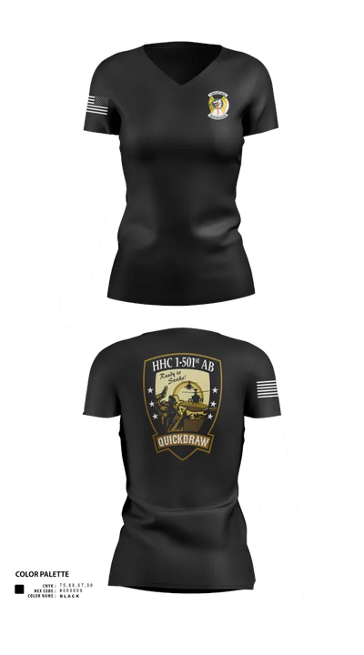 HHC/1-501 AB 66803104 Women's Short Sleeve V-neck Shirt - 21