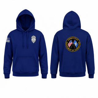 Hoodie, Connecticut department of corrections, Police, Teamtime, Team time, sublimation, custom sports apparel, team uniforms, spirit wear, spiritwear, sports uniforms, custom shirts, team store, custom team store, fundraiser sports, apparel fundraiser