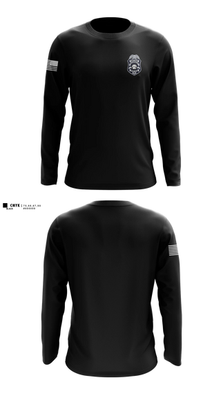 Long Sleeve Performance Shirt, McCaysville Police Department, Police, Teamtime, Team time, sublimation, custom sports apparel, team uniforms, spirit wear, spiritwear, sports uniforms, custom shirts, team store, custom team store, fundraiser sports, apparel fundraiser