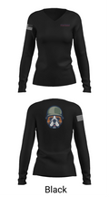 Indy Radio Platoon 10234991 Women's Long Sleeve V-neck Shirt - 37