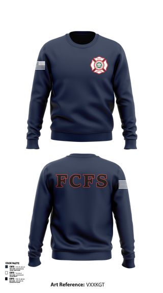 Crew Neck Sweatshirt, Fairfield County Fire Service, , Teamtime, Team time, sublimation, custom sports apparel, team uniforms, spirit wear, spiritwear, sports uniforms, custom shirts, team store, custom team store, fundraiser sports, apparel fundraiser