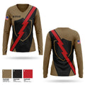 55 SFS K9 Women's Long Sleeve V-neck Shirt - 1