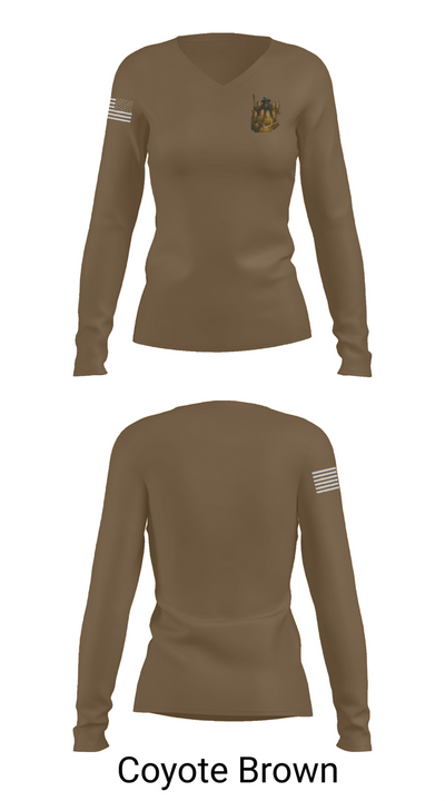 FCSO Women's Long Sleeve V-neck Shirt - 16