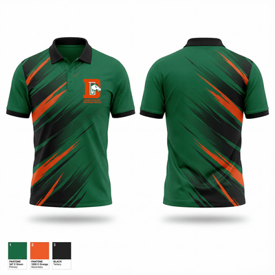 Fredrick Douglass High School Broncos 32324824 Short Sleeve Performance Polo - 25