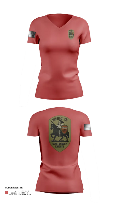 Engine 15 4145727 Women's Short Sleeve V-neck Shirt - 21