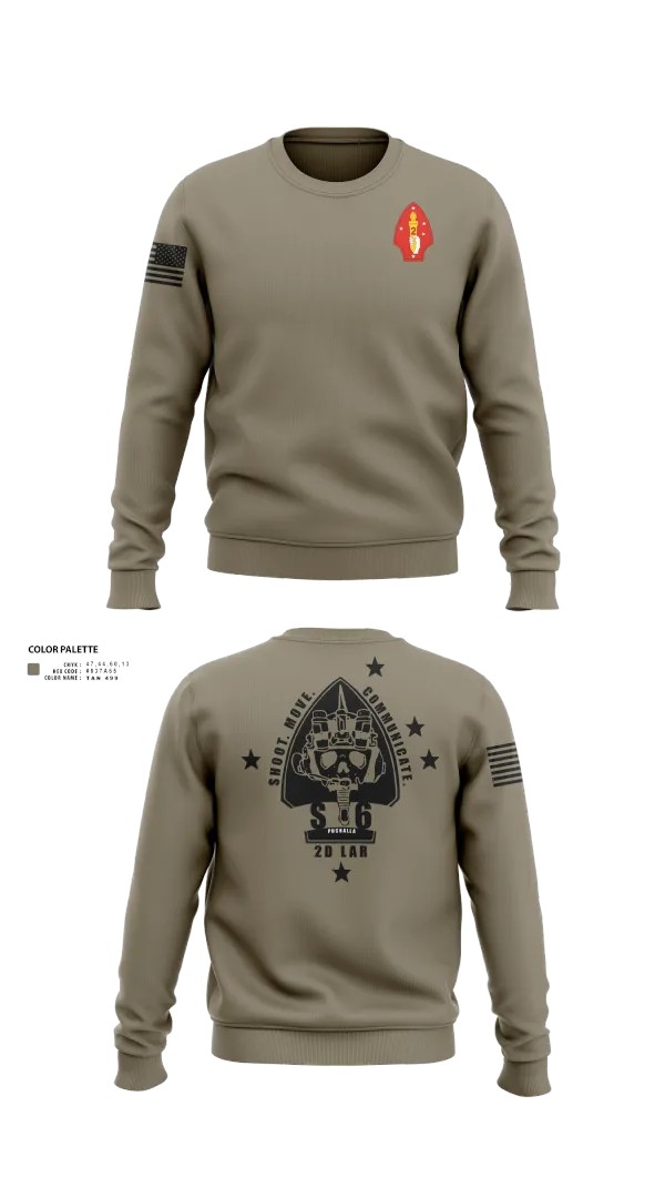 Crew Neck Sweatshirt, 2D LAR Bn, , Teamtime, Team time, sublimation, custom sports apparel, team uniforms, spirit wear, spiritwear, sports uniforms, custom shirts, team store, custom team store, fundraiser sports, apparel fundraiser