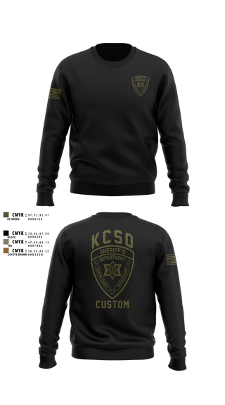 Crew Neck Sweatshirt, Kemper County Sheriff’s Office, Police, Teamtime, Team time, sublimation, custom sports apparel, team uniforms, spirit wear, spiritwear, sports uniforms, custom shirts, team store, custom team store, fundraiser sports, apparel fundraiser
