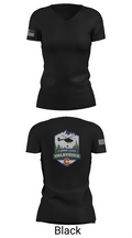 D Co 3-140th AVN 89038545 Women's Short Sleeve V-neck Shirt - 27