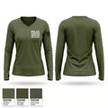 Police - immigration and customs enforcement Women's Long Sleeve V-neck Shirt - 1