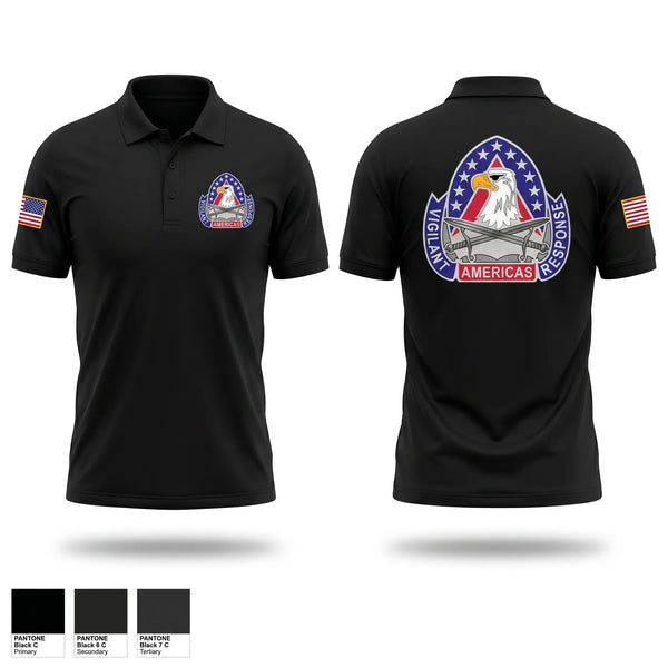 Short Sleeve Performance Polo, 410th Contracting Support Brigade, Army, Teamtime, Team time, sublimation, custom sports apparel, team uniforms, spirit wear, spiritwear, sports uniforms, custom shirts, team store, custom team store, fundraiser sports, apparel fundraiser