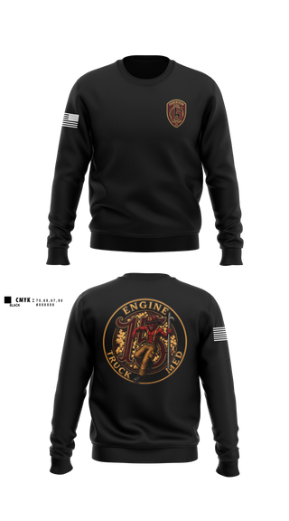 Crew Neck Sweatshirt, Full House, Fire Department, Teamtime, Team time, sublimation, custom sports apparel, team uniforms, spirit wear, spiritwear, sports uniforms, custom shirts, team store, custom team store, fundraiser sports, apparel fundraiser