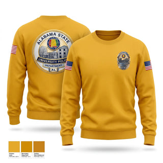 Crew Neck Sweatshirt, Alabama State University Police Department, Police, Teamtime, Team time, sublimation, custom sports apparel, team uniforms, spirit wear, spiritwear, sports uniforms, custom shirts, team store, custom team store, fundraiser sports, apparel fundraiser