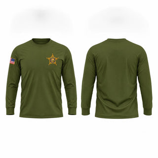Long Sleeve Performance Shirt, The Levy County Sheriff's Office, Police, Teamtime, Team time, sublimation, custom sports apparel, team uniforms, spirit wear, spiritwear, sports uniforms, custom shirts, team store, custom team store, fundraiser sports, apparel fundraiser