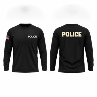 Long Sleeve Performance Shirt, POLICE, Police, Teamtime, Team time, sublimation, custom sports apparel, team uniforms, spirit wear, spiritwear, sports uniforms, custom shirts, team store, custom team store, fundraiser sports, apparel fundraiser