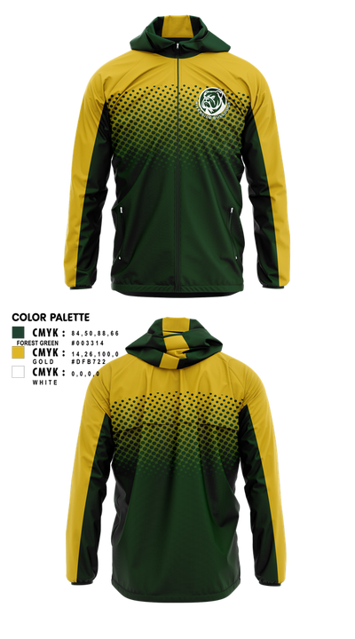 Riverside Bulldogs 45390782 Windbreaker - 1