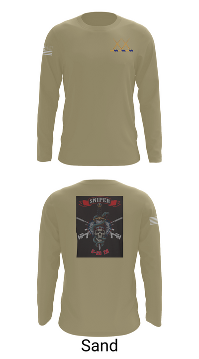5-20 Infantry, Sniper section 41937492 Long Sleeve Performance Shirt 86