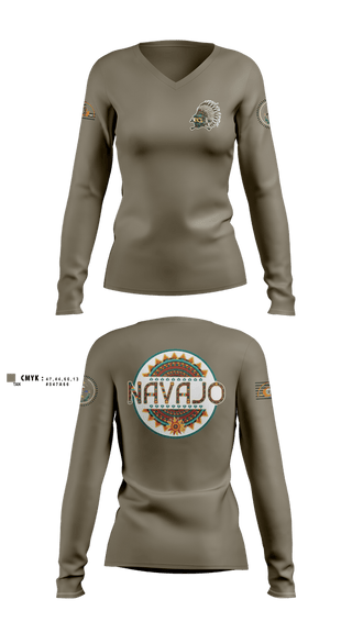 Womens Long Sleeve Vneck Shirt, Noble Team, Cross Country, Teamtime, Team time, sublimation, custom sports apparel, team uniforms, spirit wear, spiritwear, sports uniforms, custom shirts, team store, custom team store, fundraiser sports, apparel fundraiser