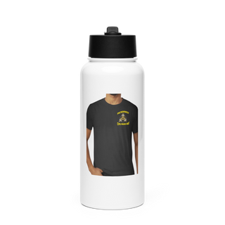 PNW CHIEFS 6578878 Stainless Steel Water Bottle with a Straw Lid